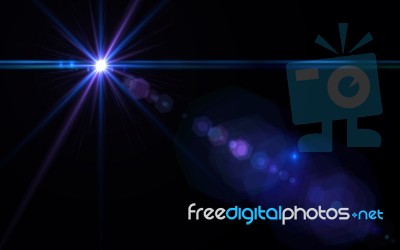 Abstract Natural Lens Flare. Rays Background Stock Image