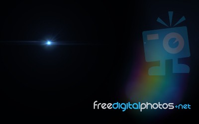 Abstract Natural Lens Flare. Rays Background Stock Image