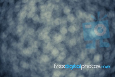 Abstract Of  Dark Blue Blur Bokhe As Background Image Stock Photo