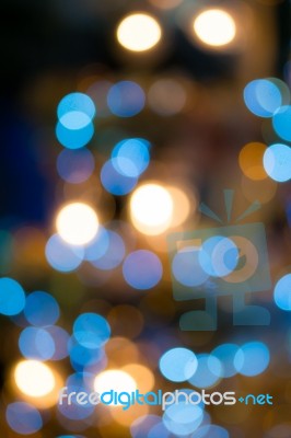 Abstract Of Light Bokeh For Background Stock Photo