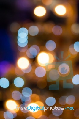 Abstract Of Light Bokeh For Background Stock Photo