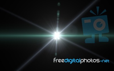 Abstract Of Lighting Digital Lens Flare In Dark Background.nature Of Lighting Digital  Flare.easy To Add Overlay Or Screen Filter Over Photo Stock Image