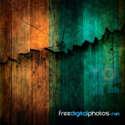 Abstract Of Wood Breaking Wall Background Use For Multipurpose Backdrop And Colorful Texture Wooden Stock Photo