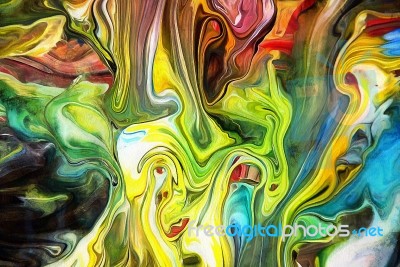 Abstract Paint Stock Image