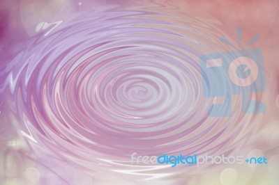 Abstract Pink Circle Water Drop Ripple With Wave, Texture Backgr… Stock Photo