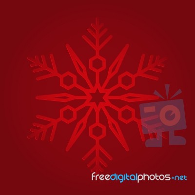 Abstract Red Snow Ice Background Stock Image