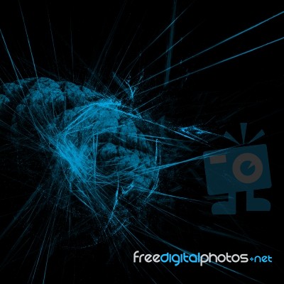 Abstract Science Background Stock Image