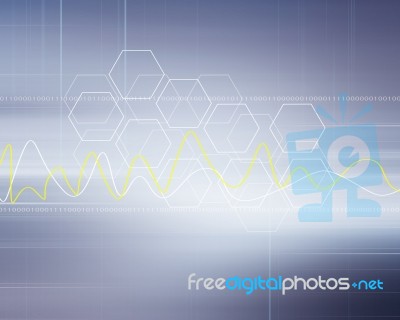 Abstract Science Background Stock Image