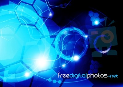 Abstract Science Background Design Stock Image