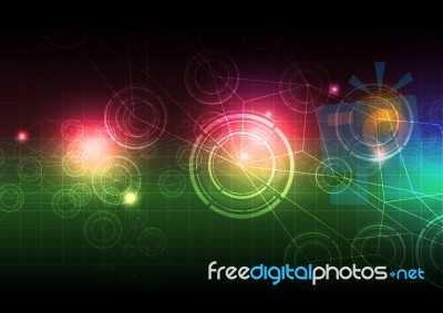 Abstract Science Background Design Stock Image