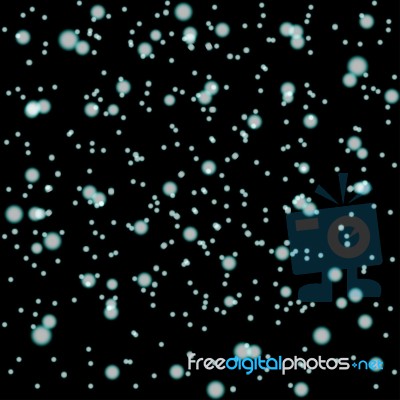 Abstract Snow On Black Background -  Illustration Stock Image