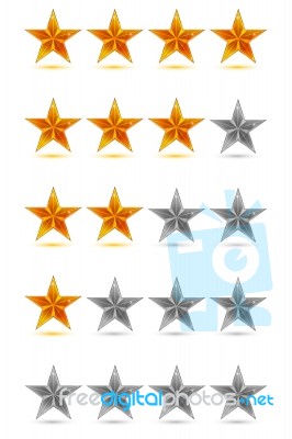 Abstract Stars Stock Image