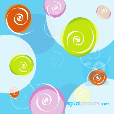 Abstract Swirl Background Stock Image