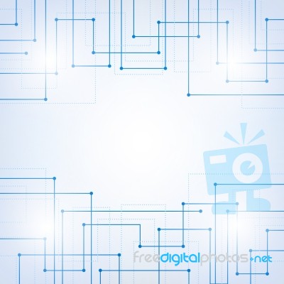 Abstract Technological Background Stock Image