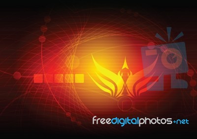 Abstract Technology Background Stock Image