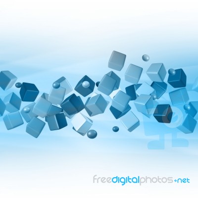 Abstract Technology Background Stock Image