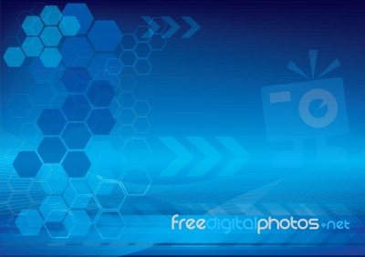 Abstract Technology Background Stock Image