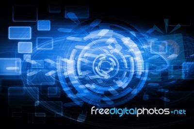 Abstract Technology Background Stock Image