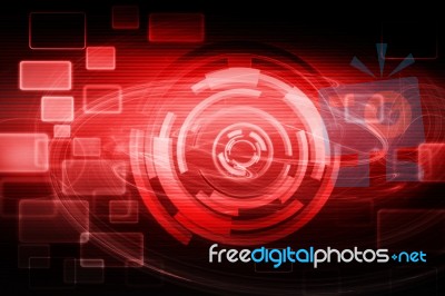 Abstract Technology Background Stock Image