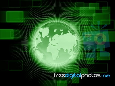 Abstract Technology Background Stock Image