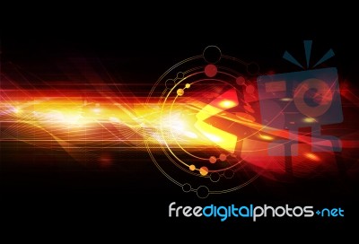 Abstract Technology Background Stock Image