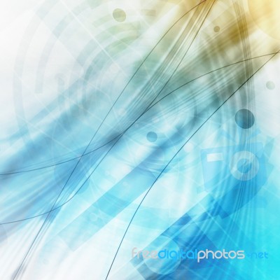 Abstract Technology Background Stock Image