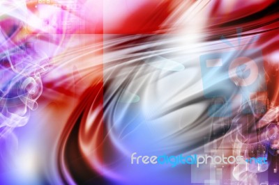 Abstract Technology Background Stock Image