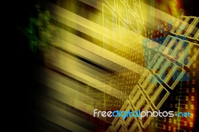 Abstract Technology Background Stock Image