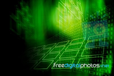 Abstract Technology Background Stock Image