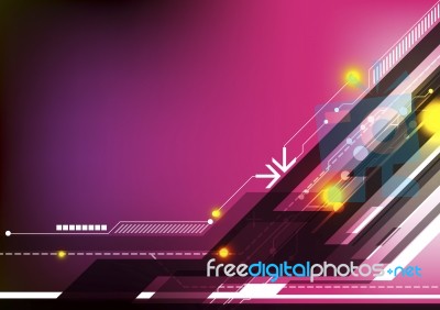 Abstract Technology Background Stock Image