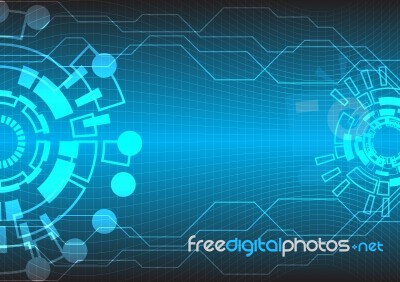 Abstract Technology Background Stock Image