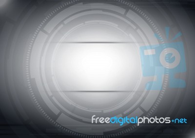 Abstract Technology Circles  Background Stock Image