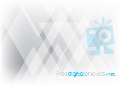 Abstract Technology Geometric Triangle White Grey Background Stock Image