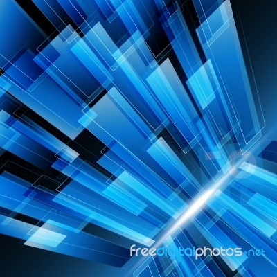 Abstract Technology Rectangle Line With Light  Illustratio Stock Image