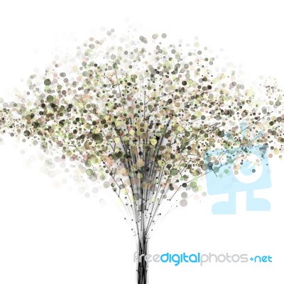 Abstract Tree Stock Image