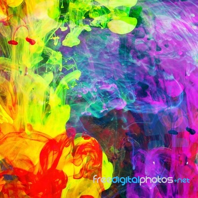 Abstract Vivid Color Stock Image