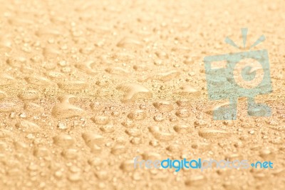 Abstract Water Drops Stock Photo