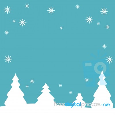 Abstract Winter Christmas Background- Illustration Stock Image