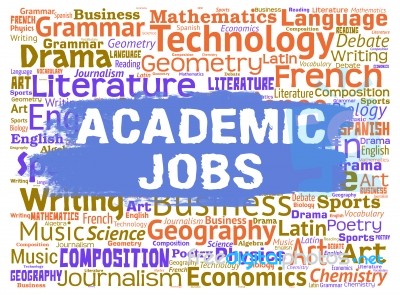 Academic Jobs Means Tutoring Learned And Training Stock Image