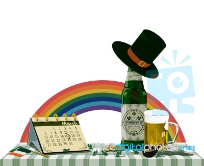 Accessories Of St. Patrick's Day Stock Image