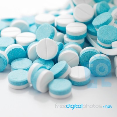 Acetaminophen Or Paracetamol, Medicine Stock Photo