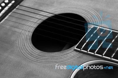 Acoustic Guitar Stock Photo