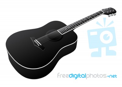 Acoustic Guitar Stock Image