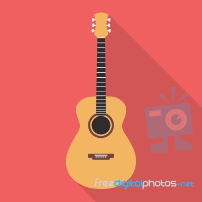 Acoustic Guitar Stock Image