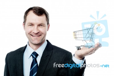 Add To Cart, E-commerce Concept Stock Photo