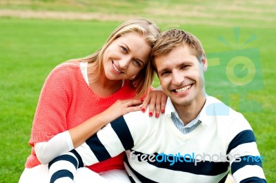 Adorable Love Couple Stock Photo