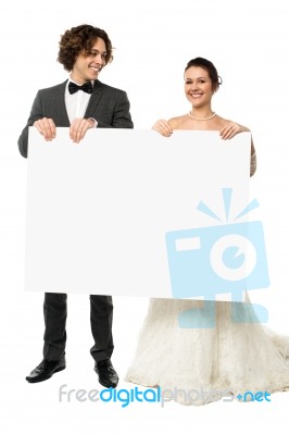 Advertise Here For All Your Wedding Needs Stock Photo