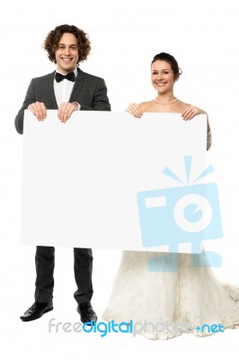 Advertise Here For All Your Wedding Needs Stock Photo