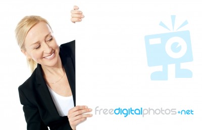 Advertise Your Business Here Stock Photo