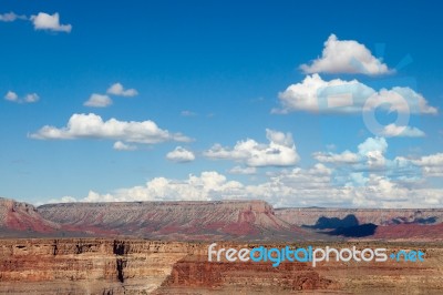 Aerial View Of The Grand Canyon Stock Photo